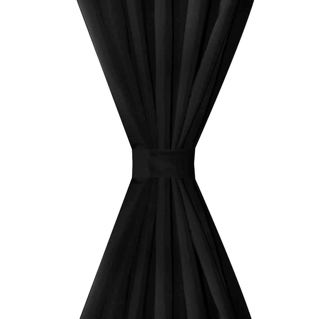 2 Pcs Micro Satin Curtains With Loops 140 X - Model 130353