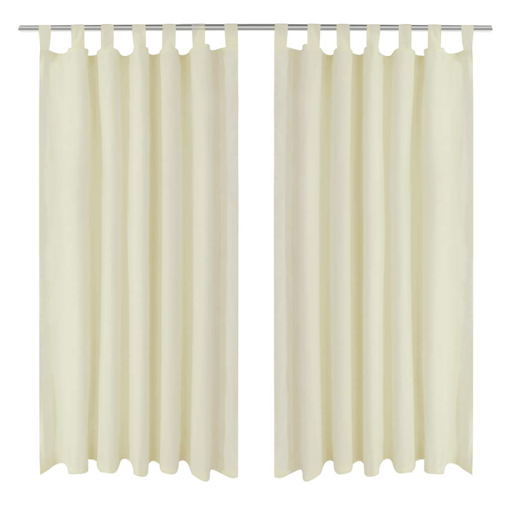 2 Pcs Micro Satin Curtains With Loops 140 X - Model 130353