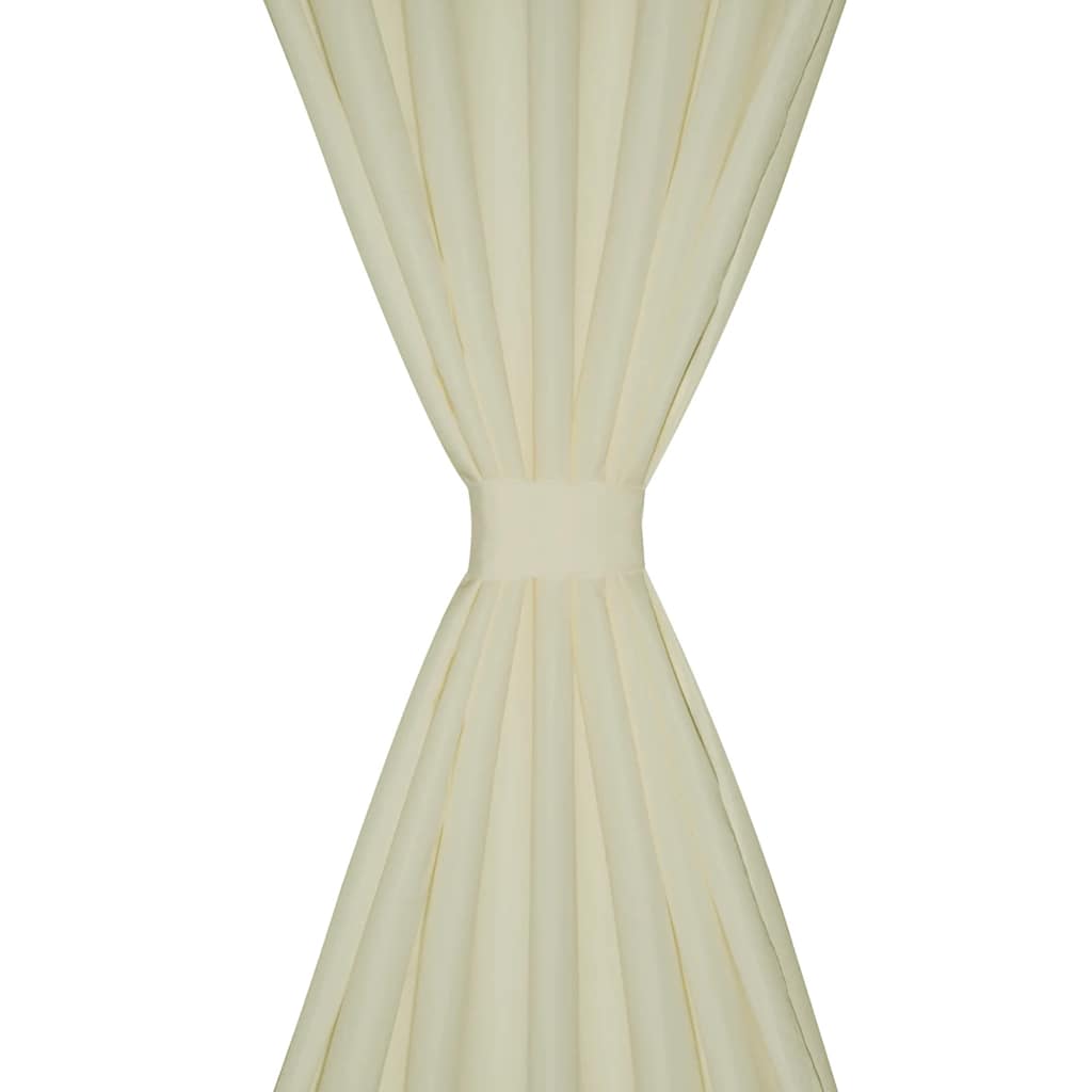 2 Pcs Micro Satin Curtains With Loops 140 X - Model 130353