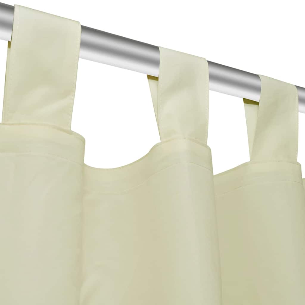 Curtains Micro Satin 2 Pack Loop Top Window Drapes Soft Pair 140cm Wide green