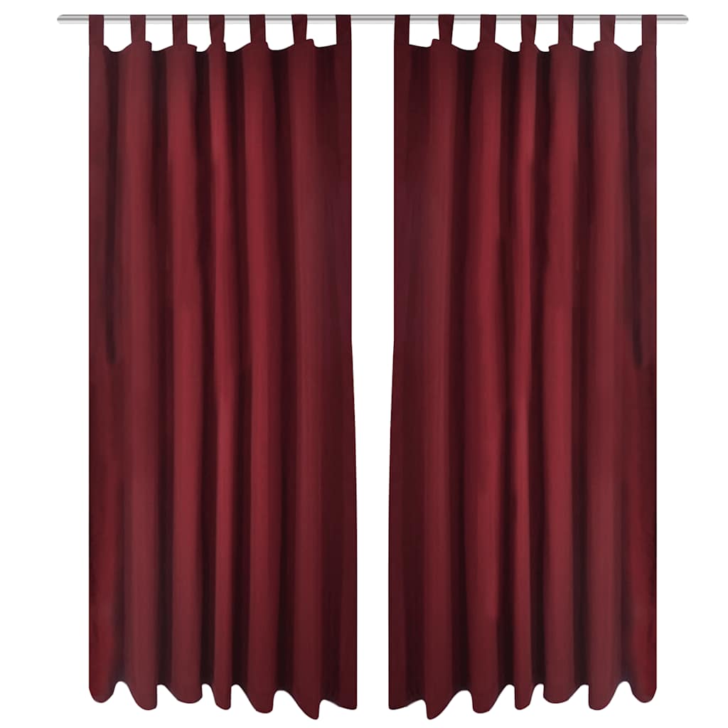 2 Pcs Micro Satin Curtains With Loops 140 X - Model 130353
