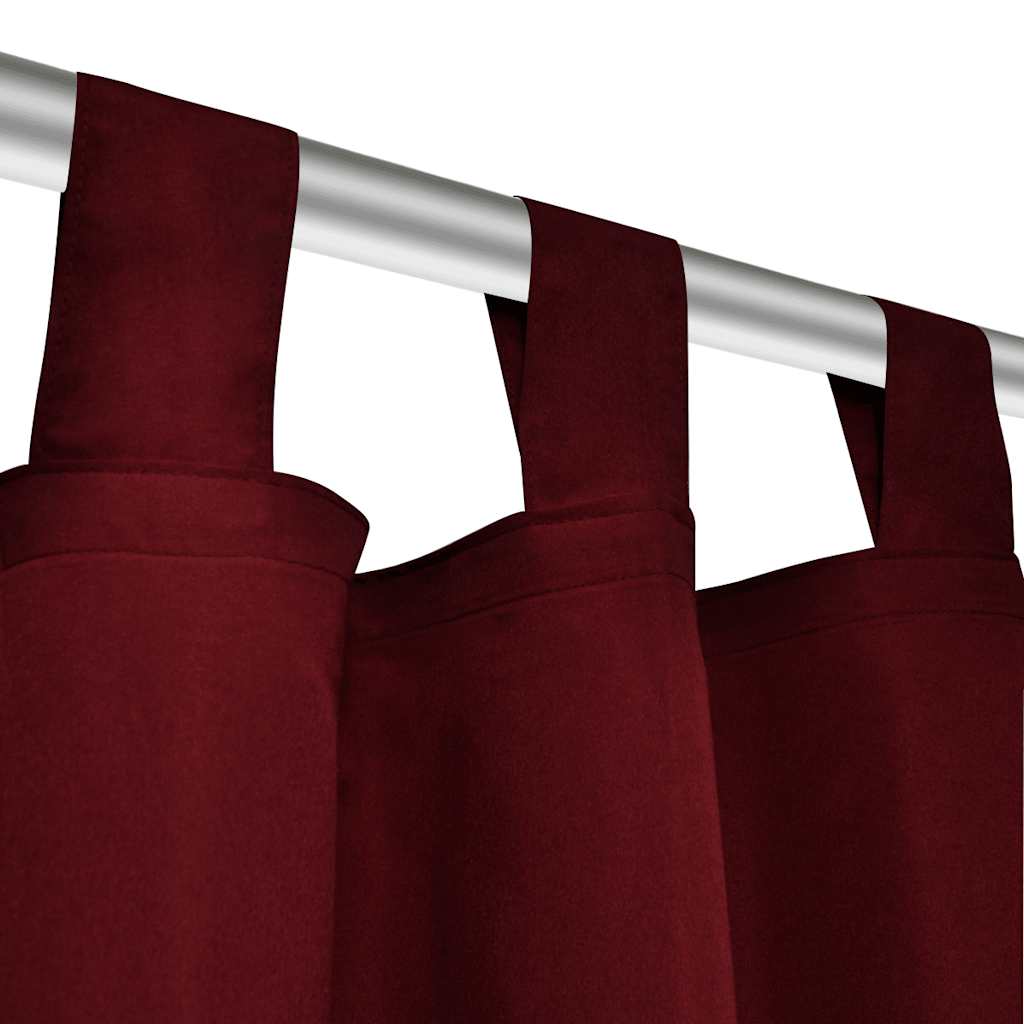 Curtains Micro Satin 2 Pack Loop Top Window Drapes Soft Pair 140cm Wide green