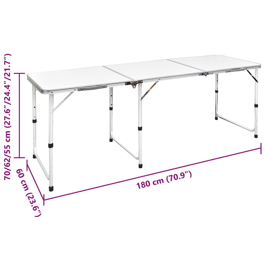 Foldable Camping Height Adjus Aluminium