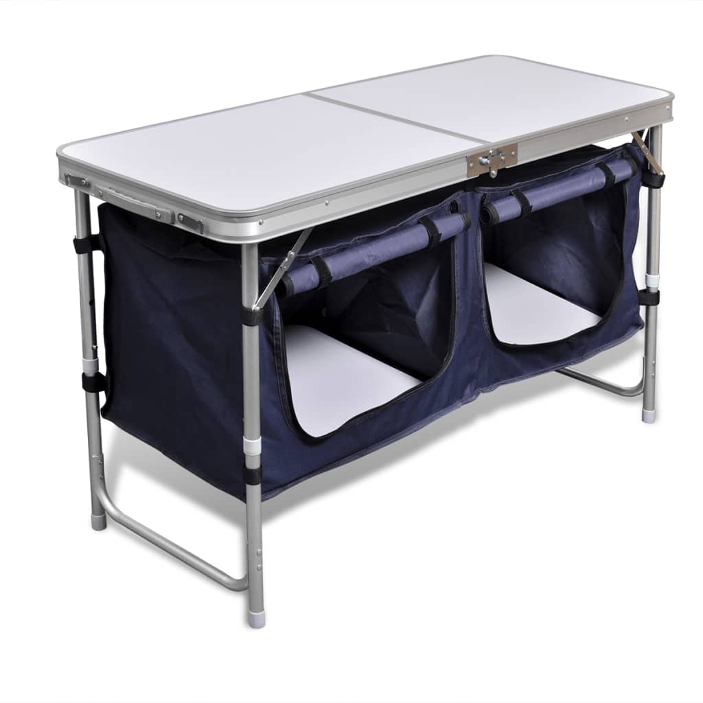 Foldable Camping Cupboard With Aluminium Frame