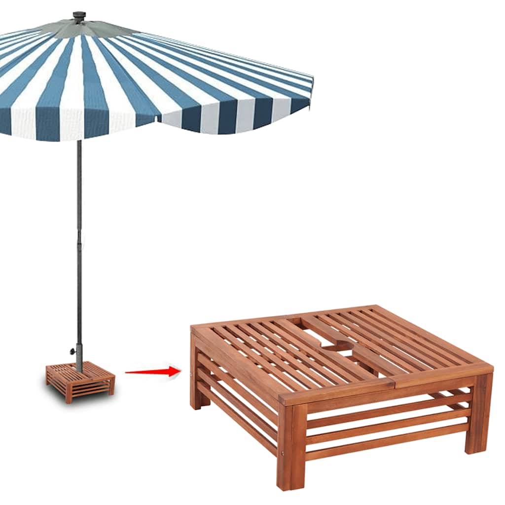 Outdoor Umbrella & Parasol Accessories Wooden Stand Cover 62 cm