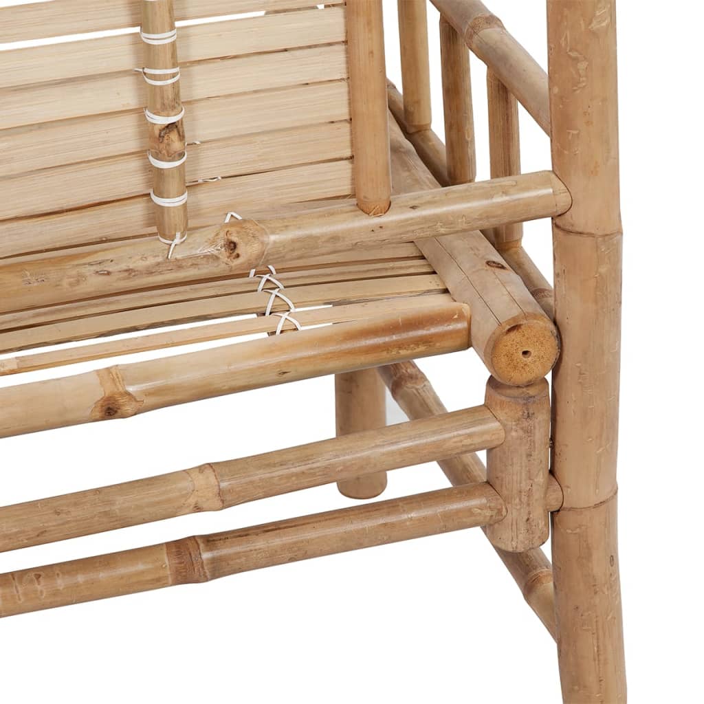 Garden Bench 120 Cm Bamboo