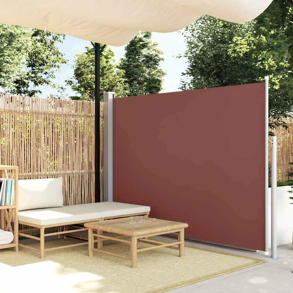 Side Awning | Fabric + Grey Steel Cover