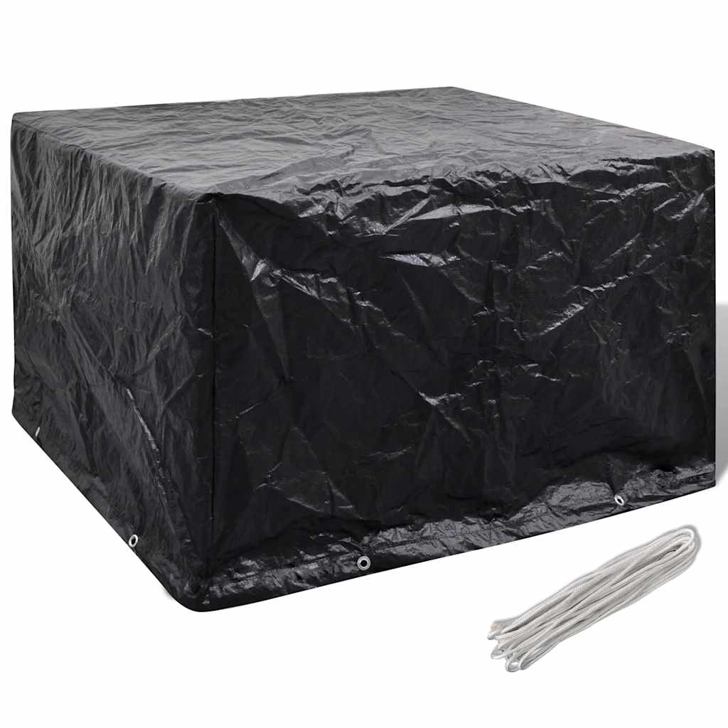 Garden Furniture Cover 4 Person Poly Rattan Set 8 Eyelets 113 X 113Cm