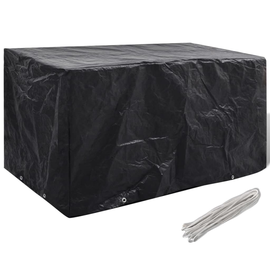 Garden Furniture Cover 4 Person Poly Rattan Set 8 Eyelets 113 X 113Cm