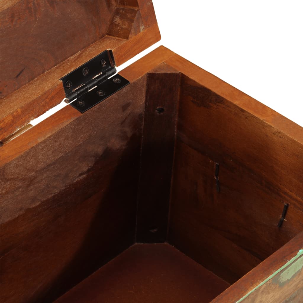 Reclaimed Storage Box Solid Wood