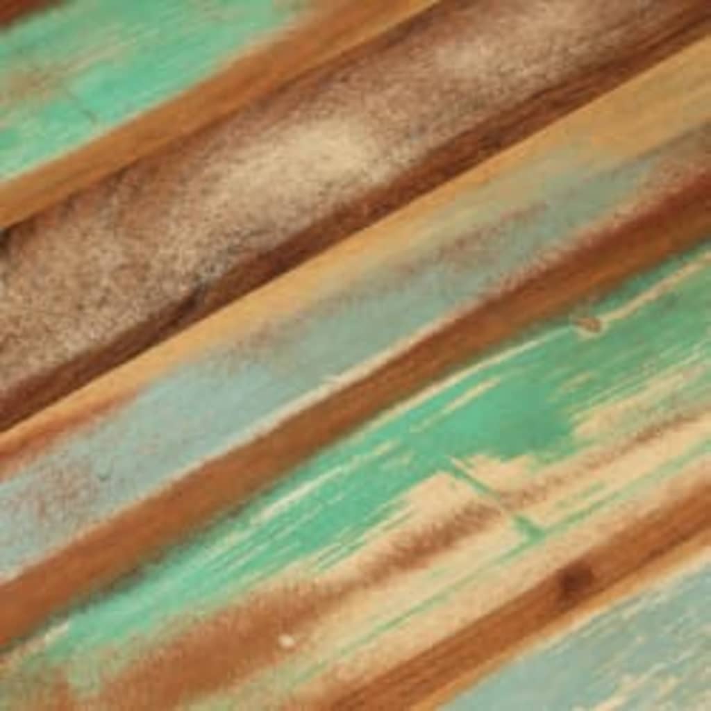 Coffee Table Bowl-Shaped With Steel Base Solid Reclaimed Wood