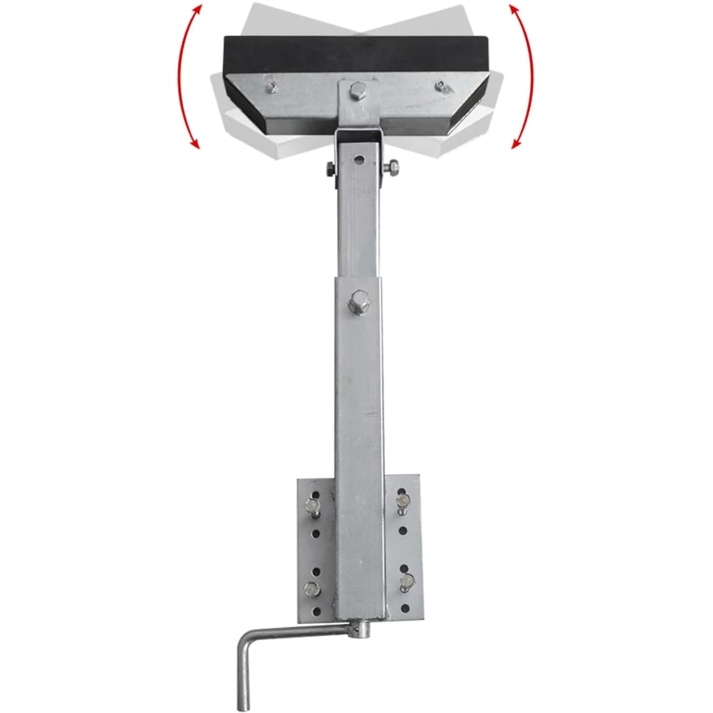 Boat Trailer Solid Bar Bow Support Set Of 2 63 - 88 Cm