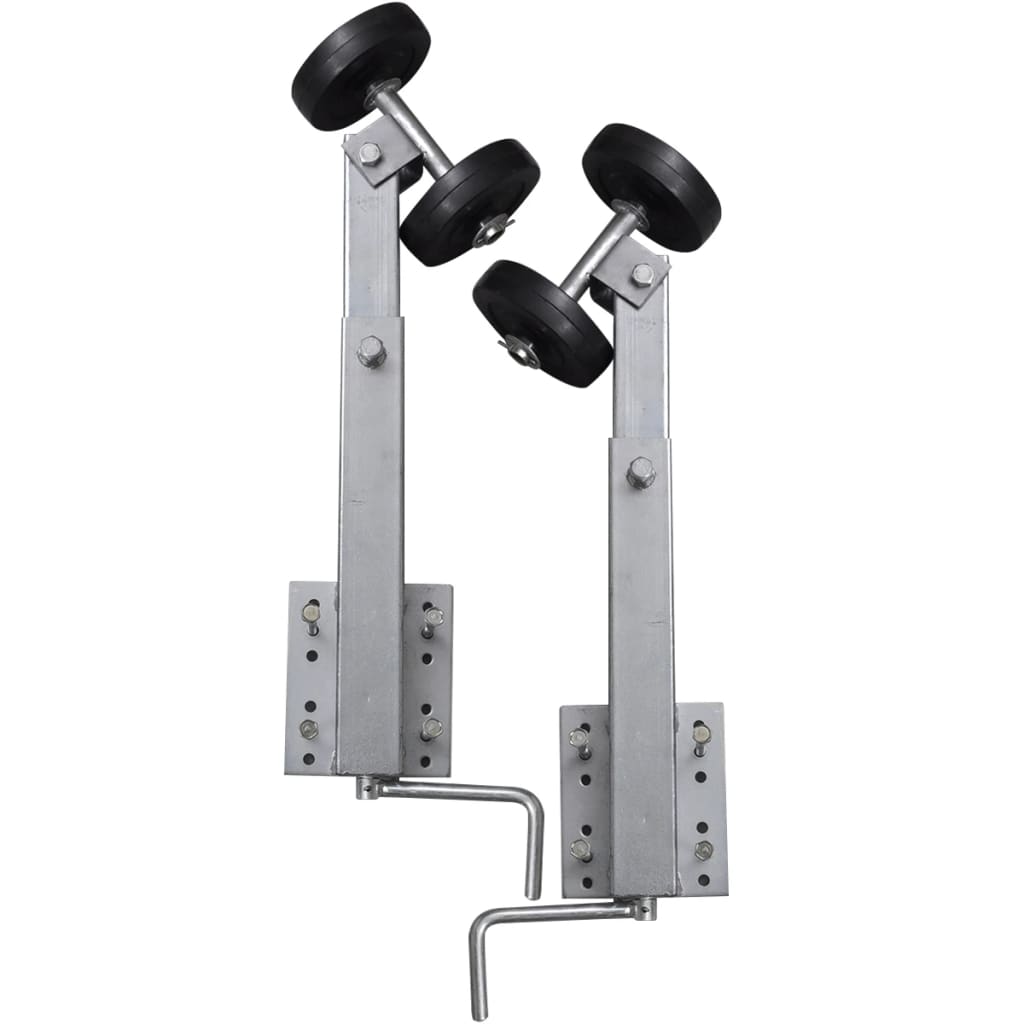 Boat Trailer Double Roller Bow Support Set Of 2 59 - 84 Cm