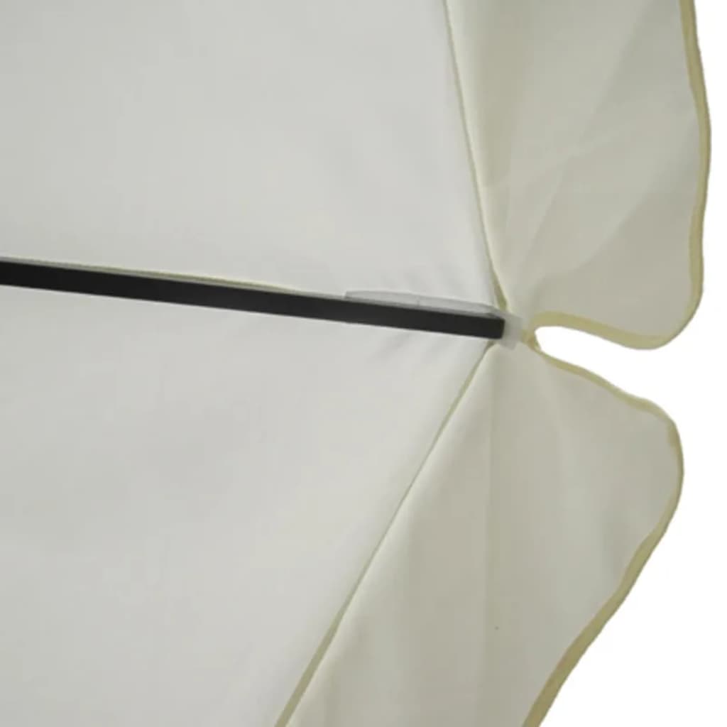 Aluminium Garden Parasol With Portable Base