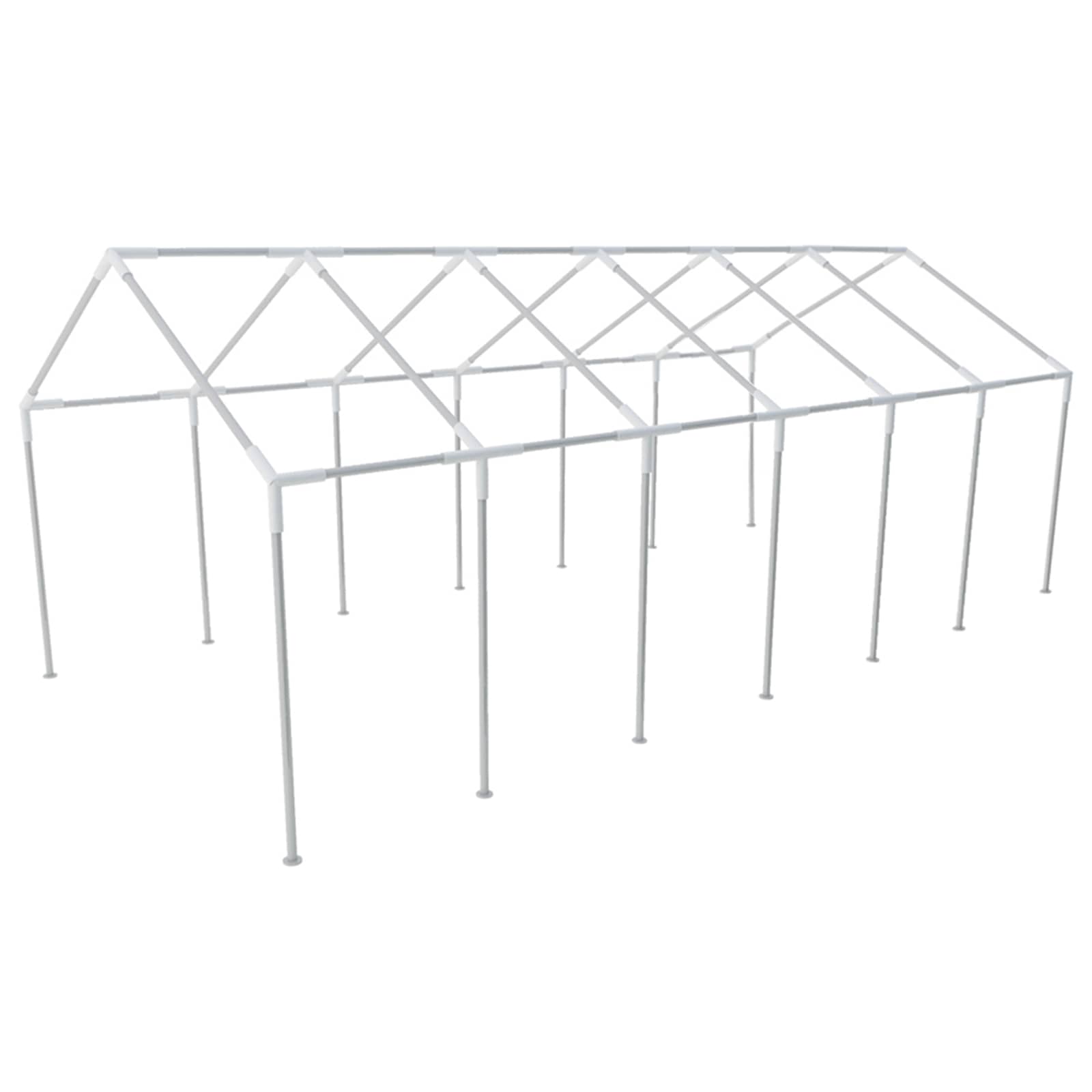 Tent Fabric Without Frame White 12 X 6 M Pe