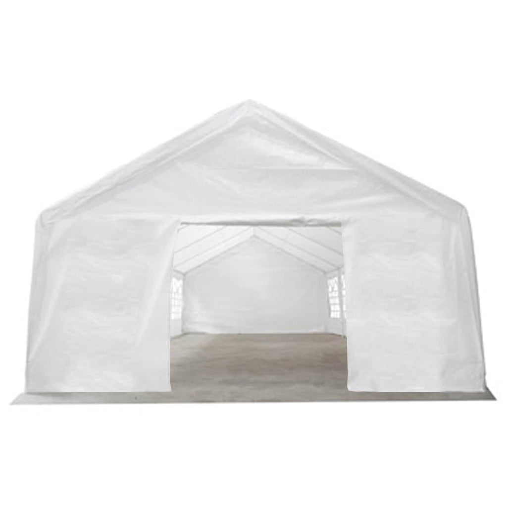 Tent Fabric Without Frame White 12 X 6 M Pe