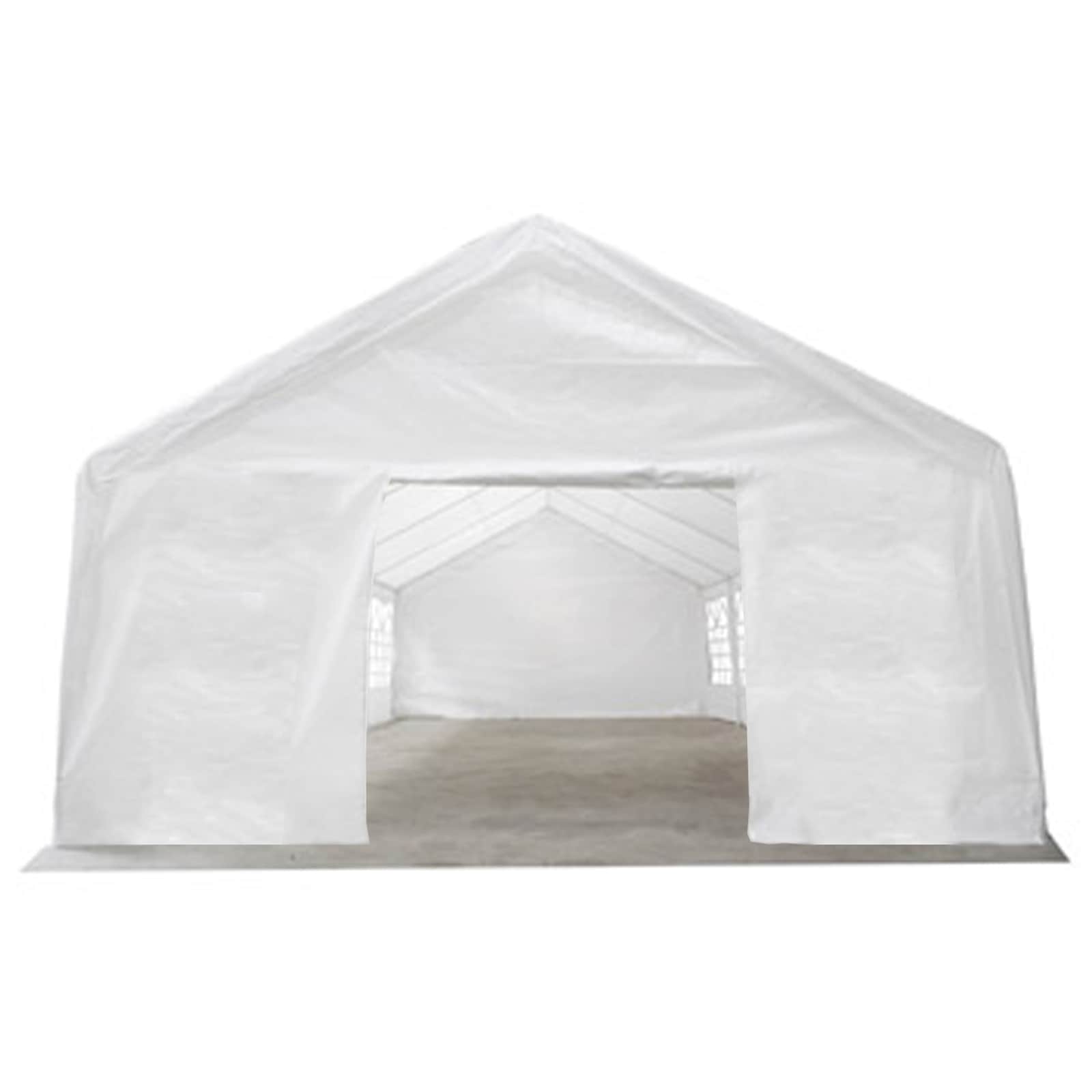 Tent Fabric Without Frame White 12 X 6 M Pe