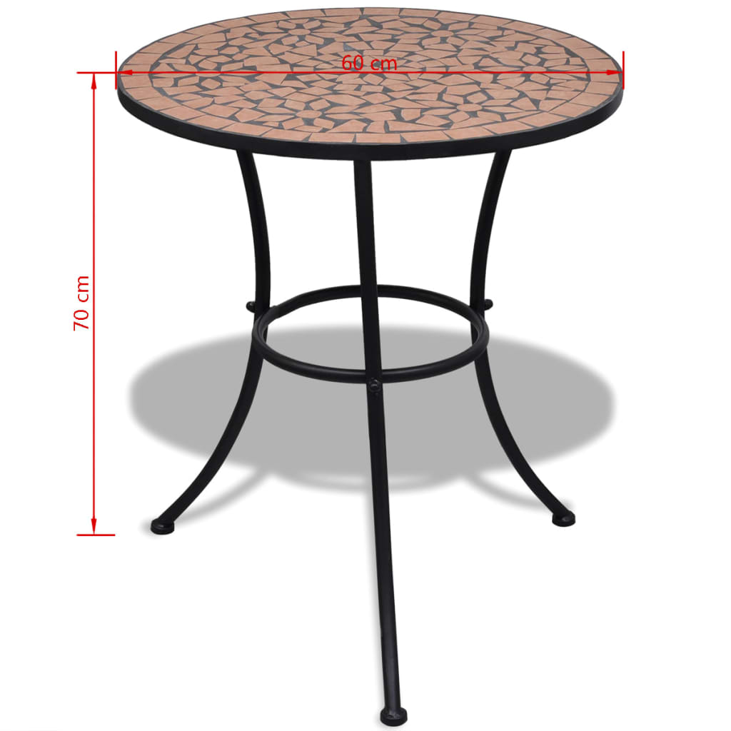 Patio Furniture | | Powder-Coated Iron, Ceramic Tile | Small