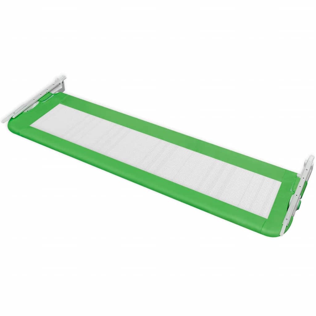 Toddler Bed Safety Rail 150cm Green Foldable Bed Guard Mesh 18 Months-5 Years