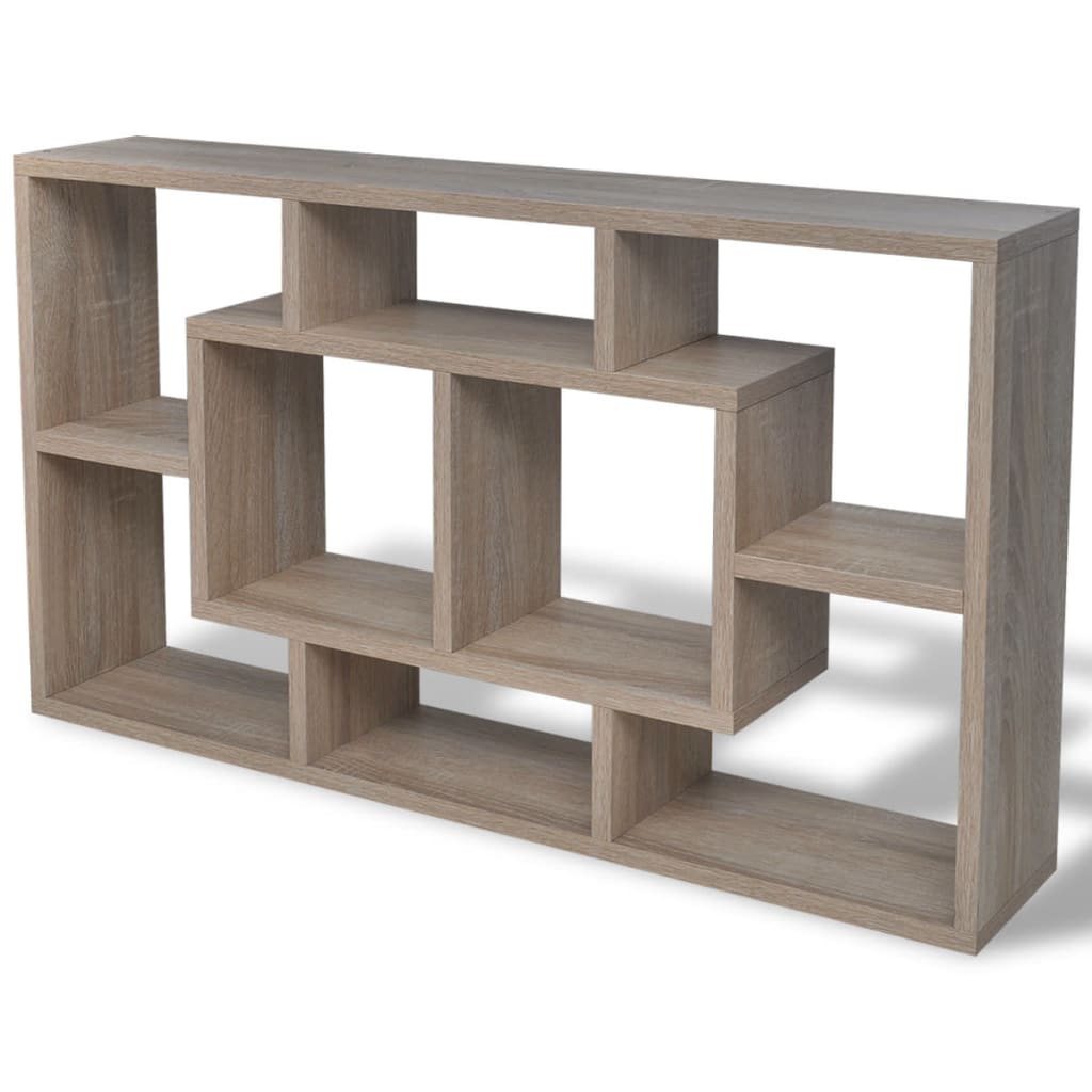 Floating Wall Display Shelf 8 Compartments Colour