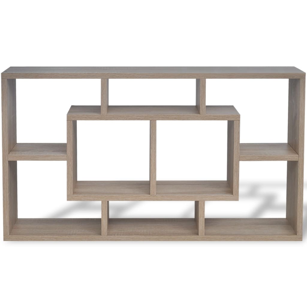 Floating Wall Display Shelf 8 Compartments Colour