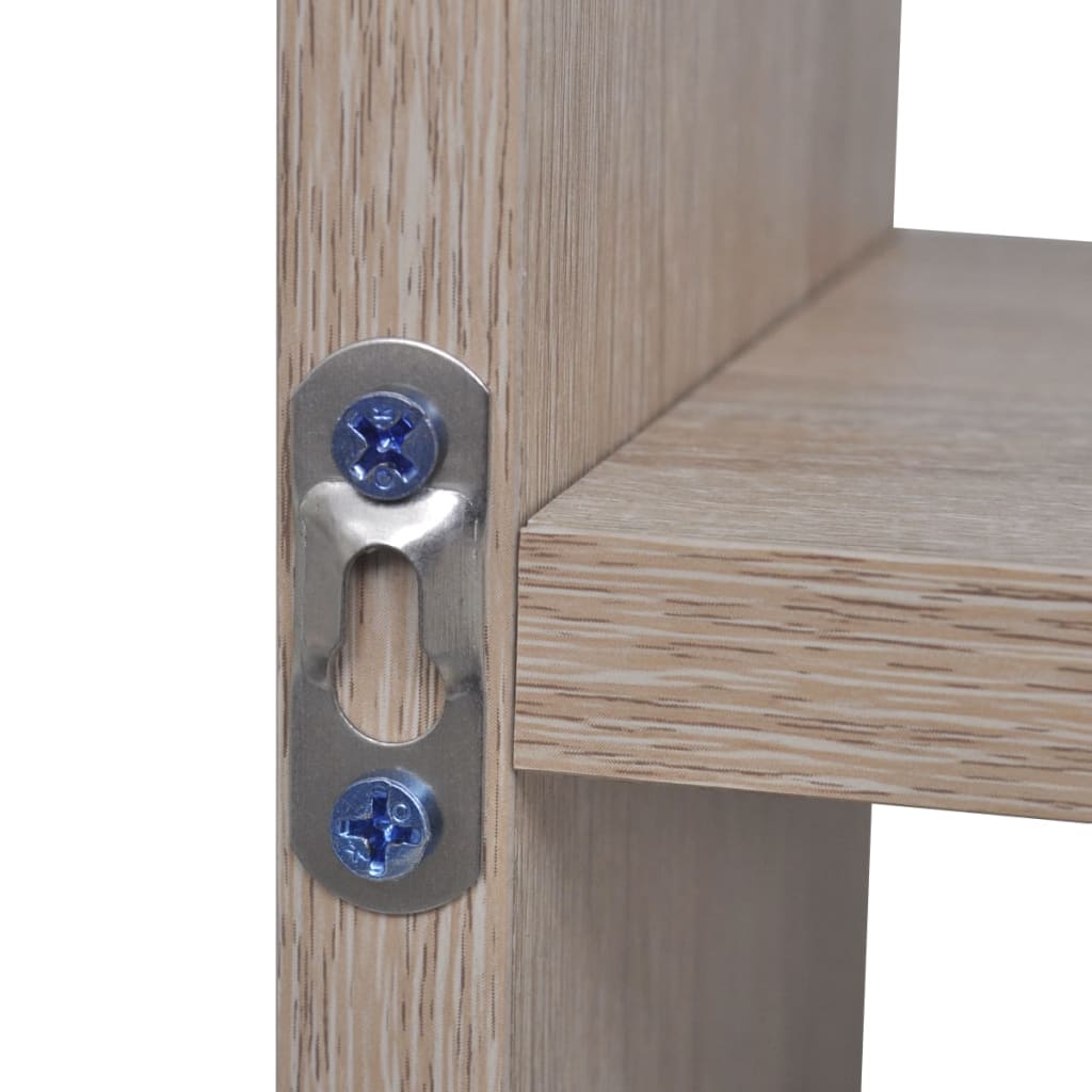 Floating Wall Display Shelf 8 Compartments Colour