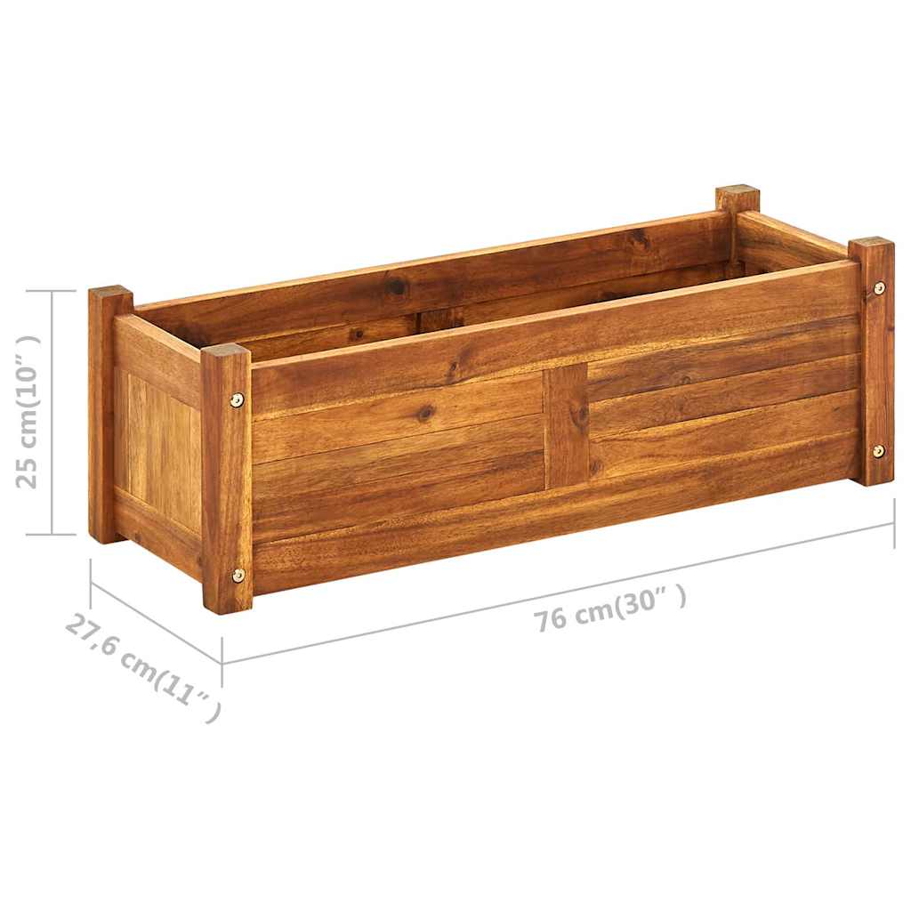 Garden Raised Bed Acacia Wood