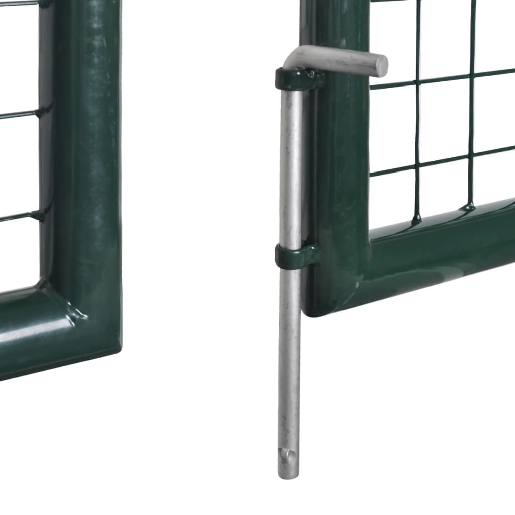 Double Door Fence Gate 300X150 Cm Powder-Coated Steel
