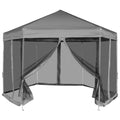 Hexagonal Pop-Up Marquee With 6 Sidewalls 3.6X3.1 M