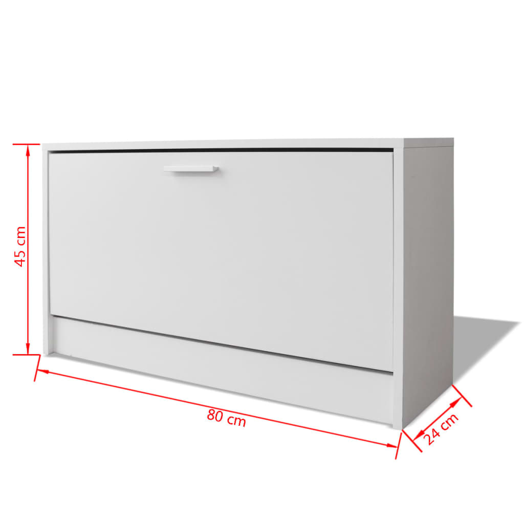 Shoe Storage Bench 80X24X45 Cm
