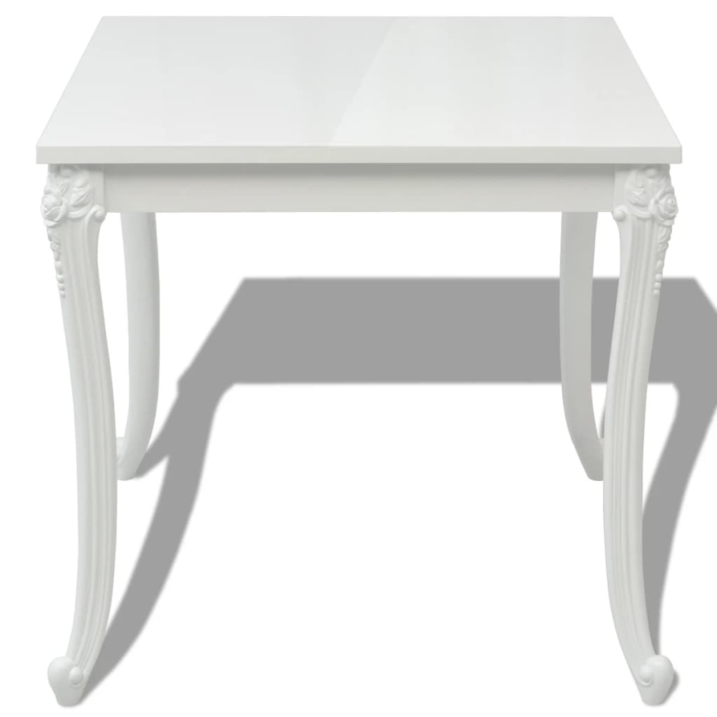 Dining Table High Gloss White