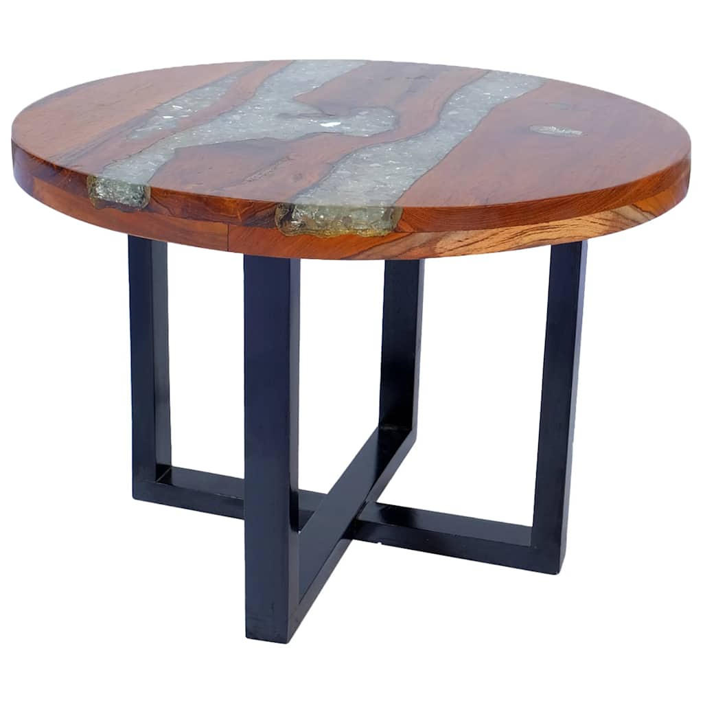 Coffee Table Teak Resin 100X50 Cm Multicolour 60 X 40 Cm 100 X 50 X 40 Cm 100 Cm