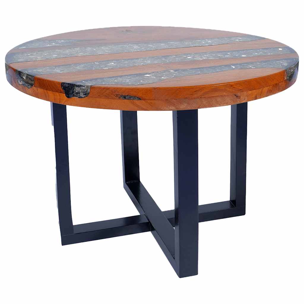Coffee Table Teak Resin 100X50 Cm Multicolour 60 x 40 cm 100 x 50 x 40 cm 100 cm