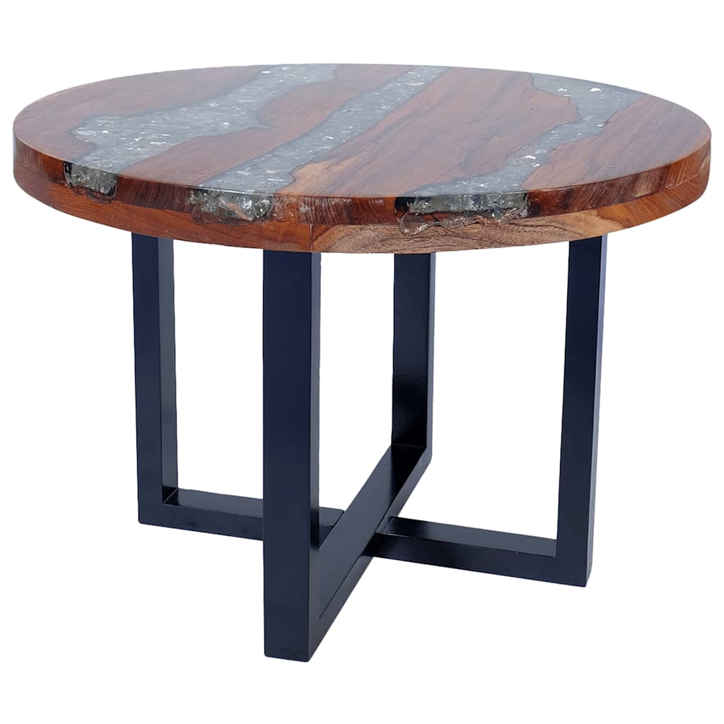 Coffee Table Teak Resin 100X50 Cm Multicolour 60 X 40 Cm 100 X 50 X 40 Cm 100 Cm