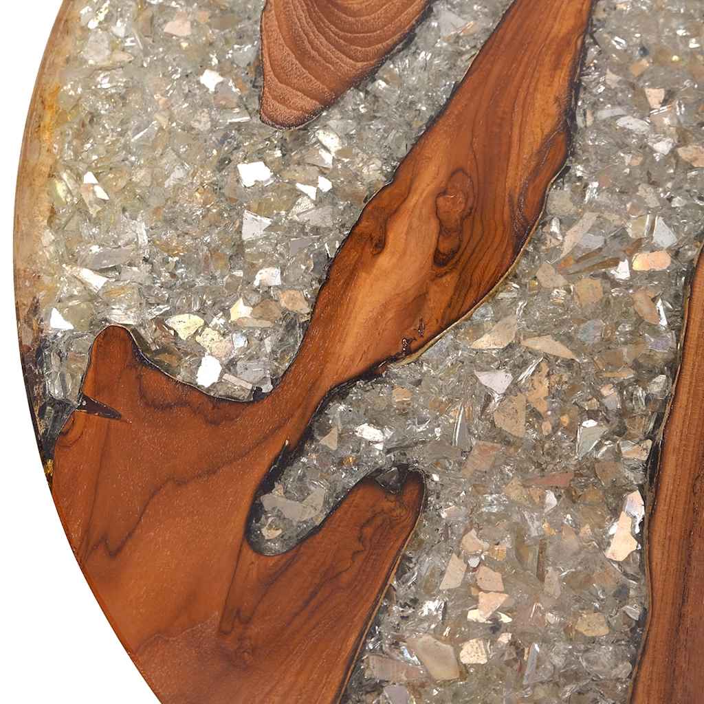 Coffee Table Teak Resin 100X50 Cm Multicolour 60 X 40 Cm 100 X 50 X 40 Cm 100 Cm