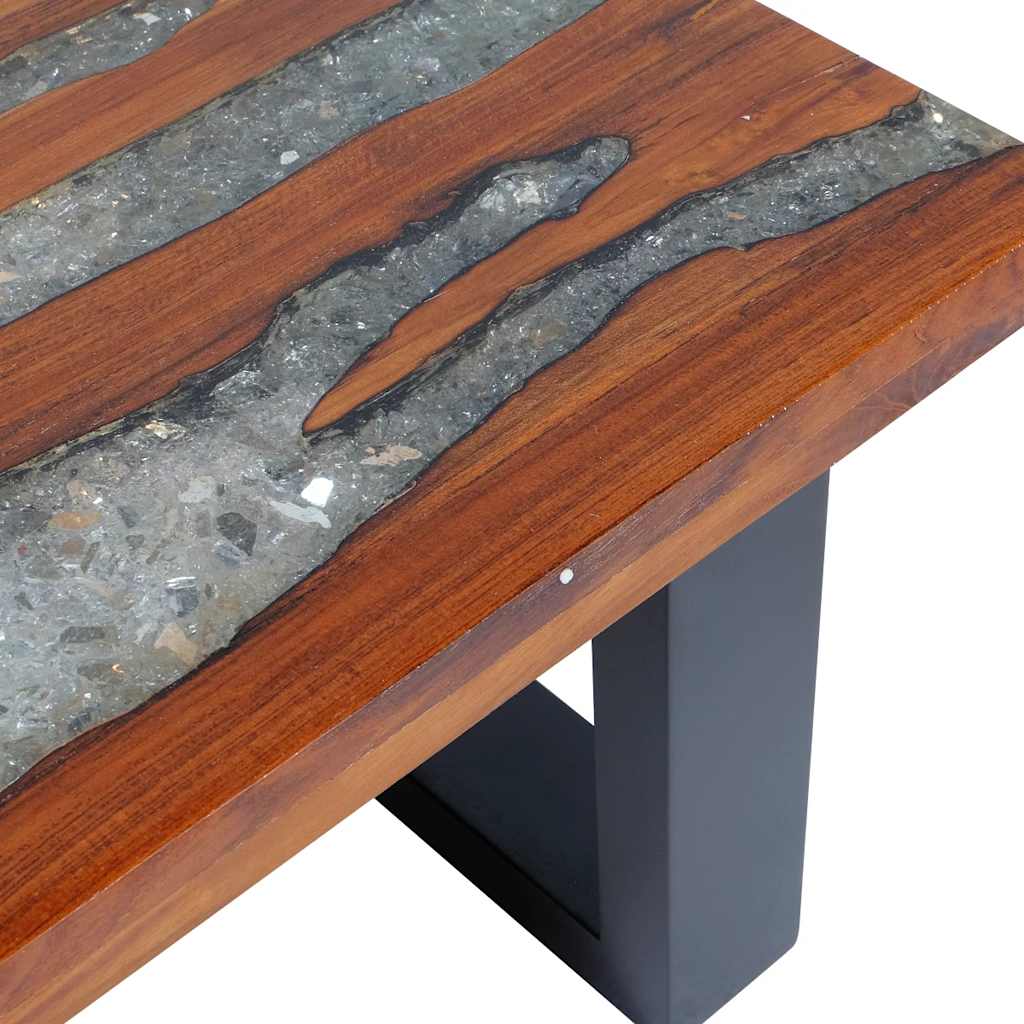 Coffee Table Teak Resin 100X50 Cm