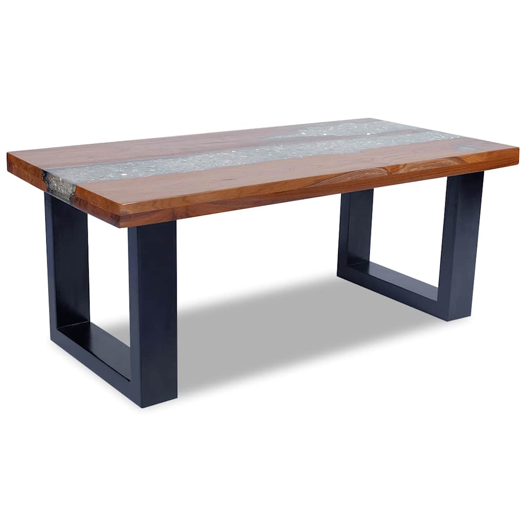 Coffee Table Teak Resin 100X50 Cm
