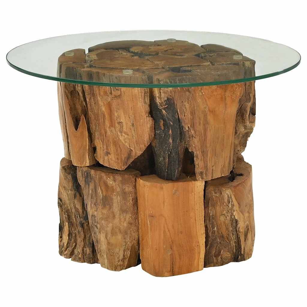 Coffee Table Solid Teak Driftwood 60 Cm