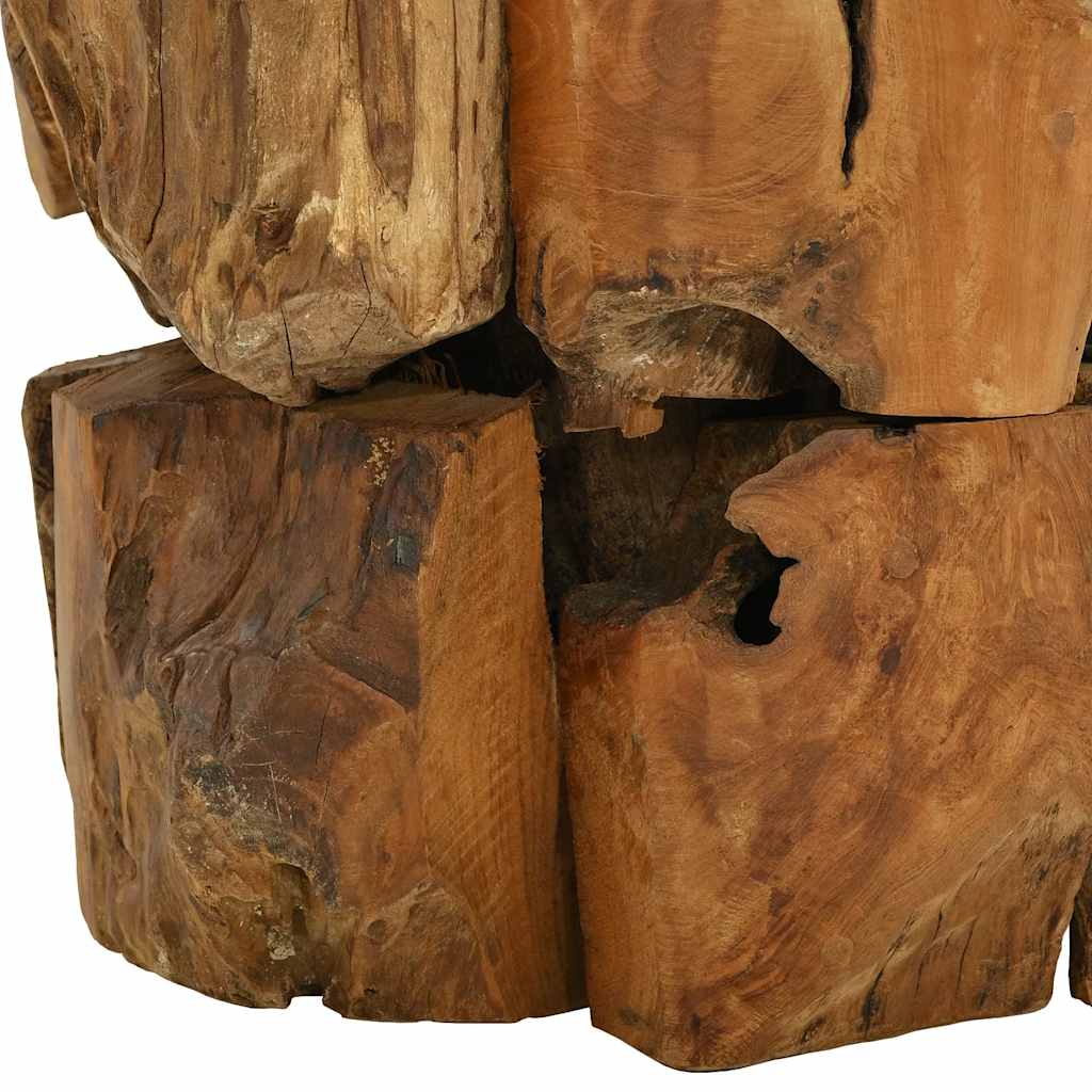 Coffee Table Solid Teak Driftwood 60 Cm