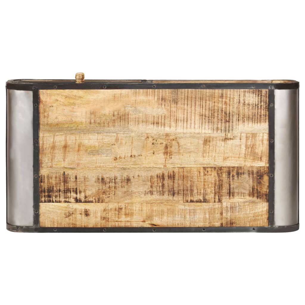 Coffee Table 100X50X35 Cm Solid Mango Wood
