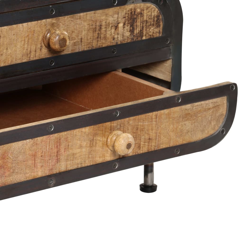Coffee Table 100X50X35 Cm Solid Mango Wood