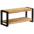 Tv Stand | Natural Wood | And Powder-Coated Iron