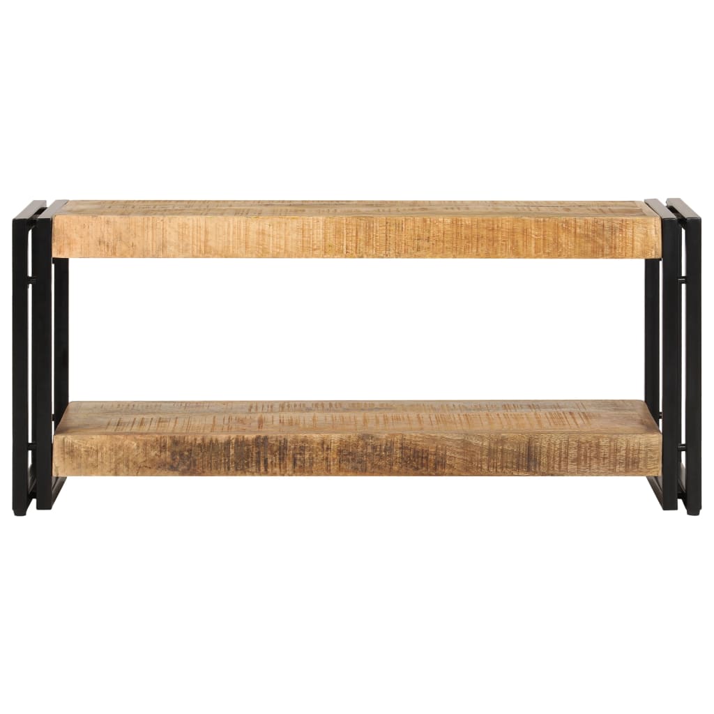 Tv Stand | Natural Wood | And Powder-Coated Iron
