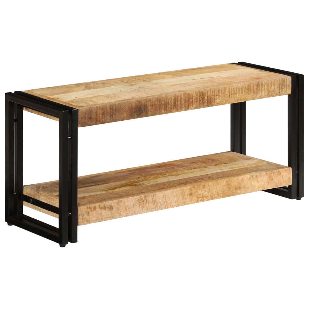 Tv Stand | Natural Wood | And Powder-Coated Iron