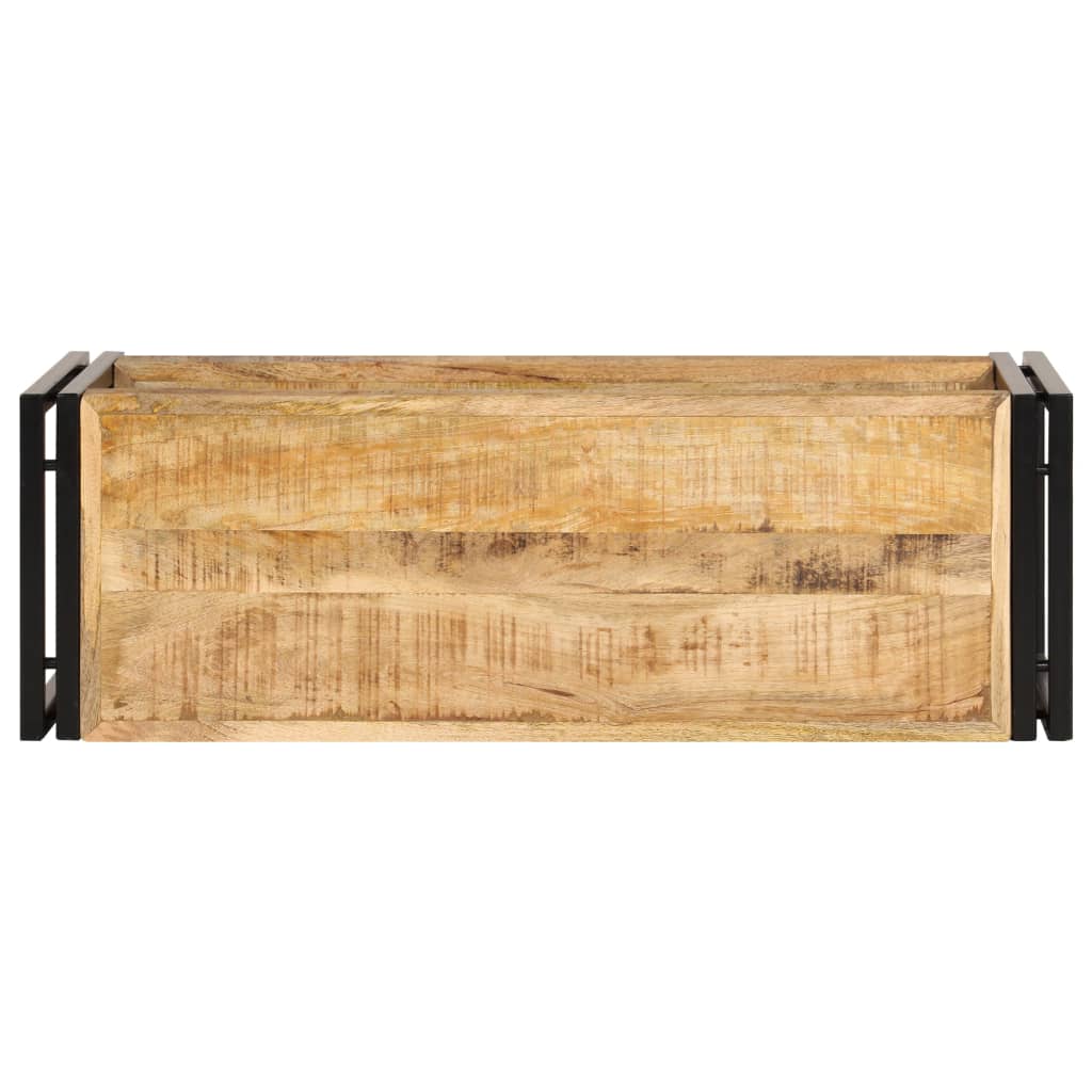 Tv Stand | Natural Wood | And Powder-Coated Iron