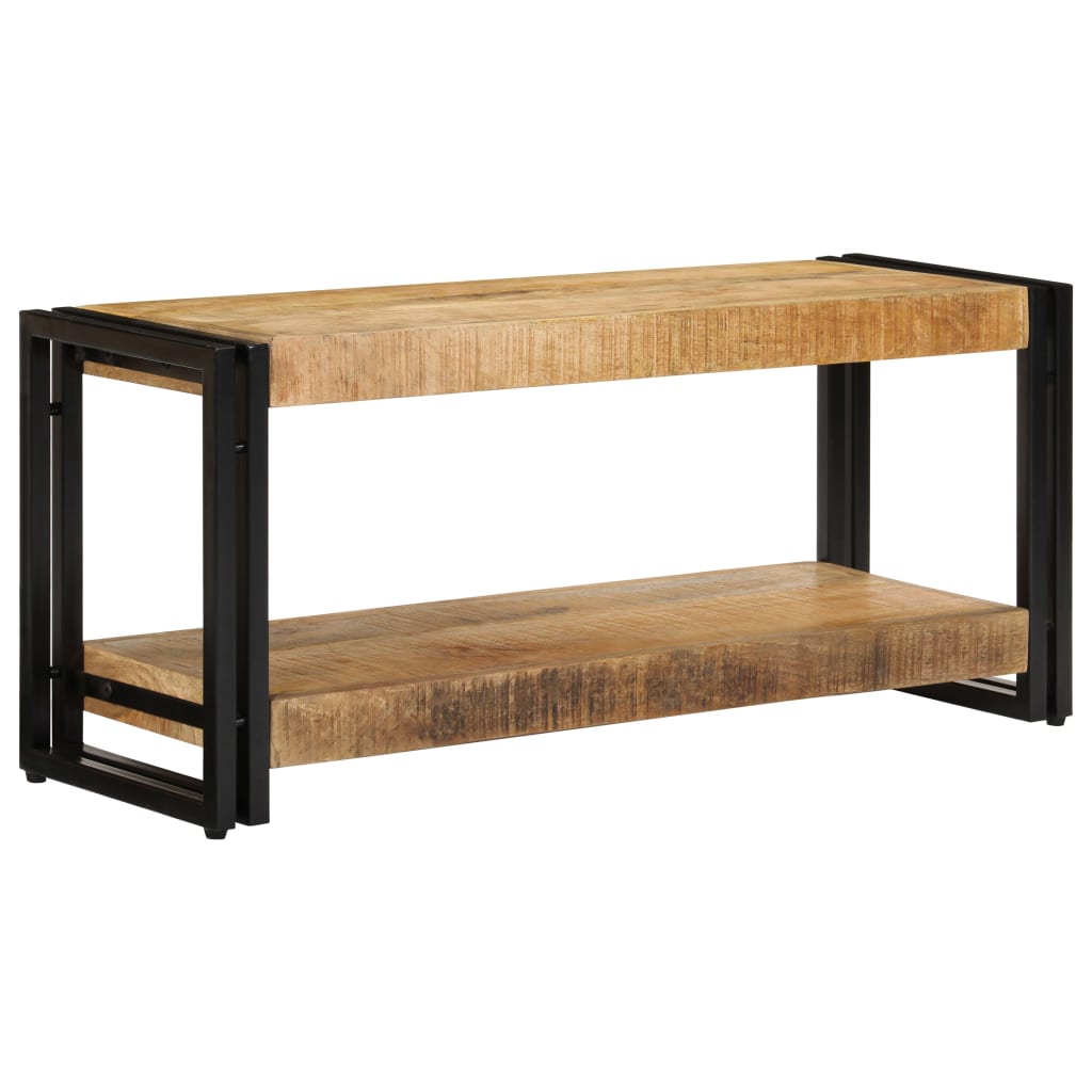 Tv Stand | Natural Wood | And Powder-Coated Iron