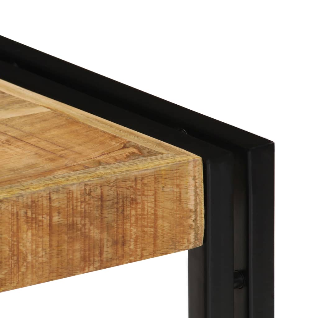 Tv Stand | Natural Wood | And Powder-Coated Iron