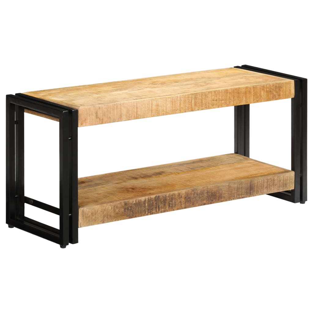 Tv Stand | Natural Wood | And Powder-Coated Iron