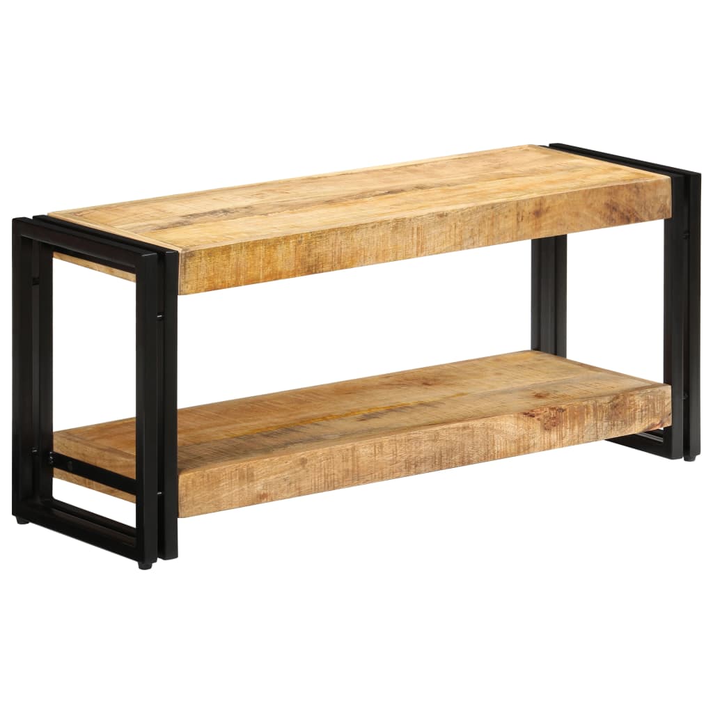 Tv Stand | Natural Wood | And Powder-Coated Iron