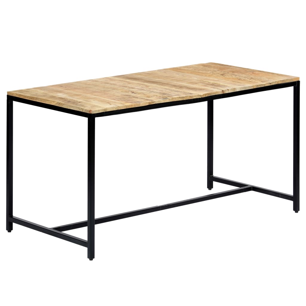 Dining Table Solid Rough Mango Wood